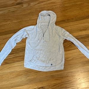 PrAna Lightweight Half Zip Oatmeal Heather Sweatshirt